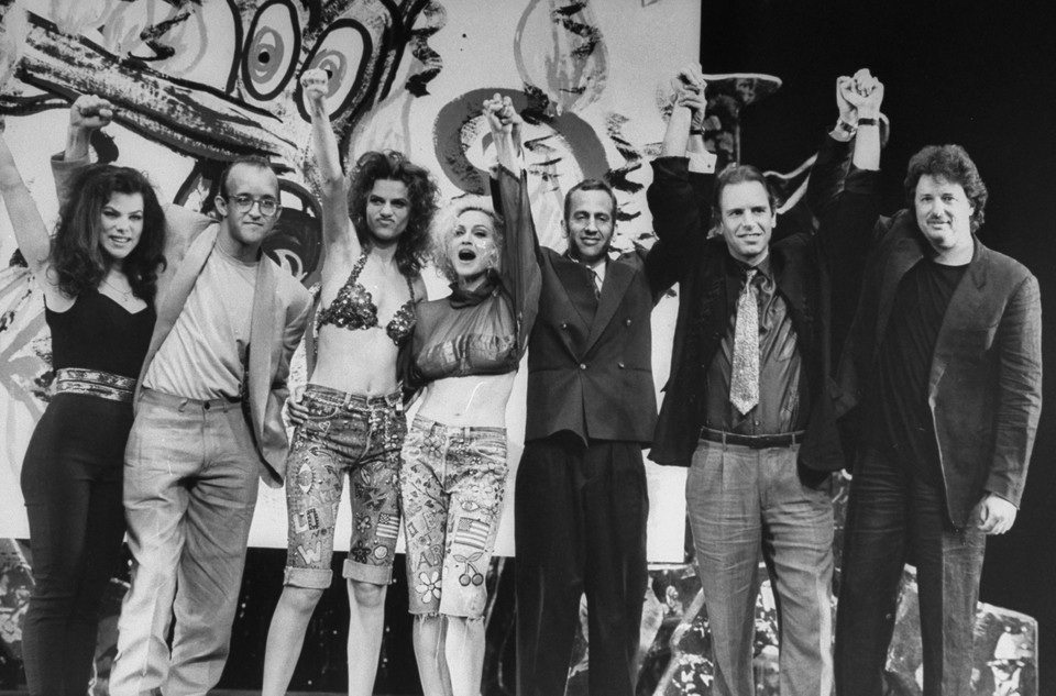 Debbie M., Keith Haring, Sandra Bernhard, Madonna, Kenny Scharf, Bob Weir i Rob Wasserman