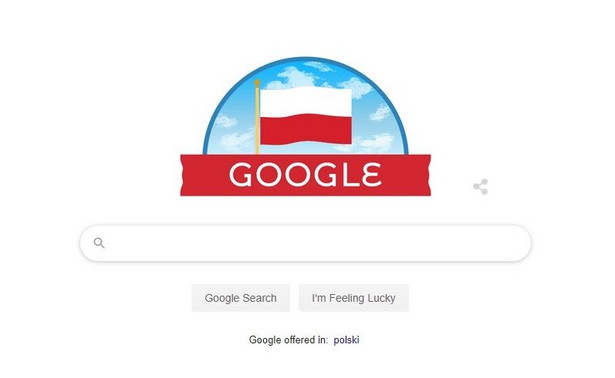 Zmiana loga wyszukiwarki. Google uczcił Święto Niepodległości