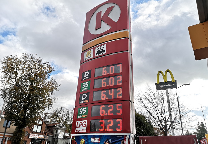 Ceny paliw w Łomży