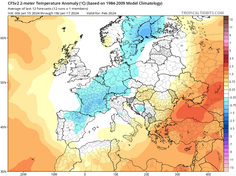 Możliwe, że w większości Europy, w tym w Polsce, będzie to miesiąc w normie termicznej i nieco poniżej