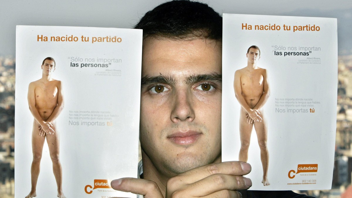 Lider partii Ciudadanos Albert Rivera 