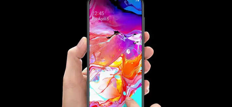 Samsung Galaxy A70s z aparatem 64 Mpix oficjalnie. Znamy ceny