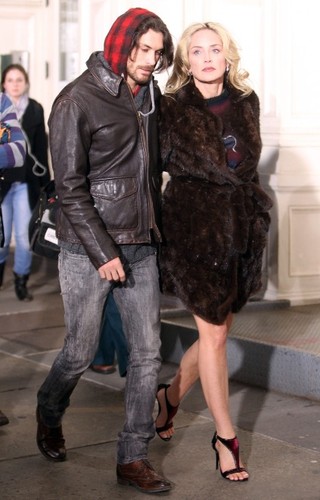 Sharon Stone i Martin Mica