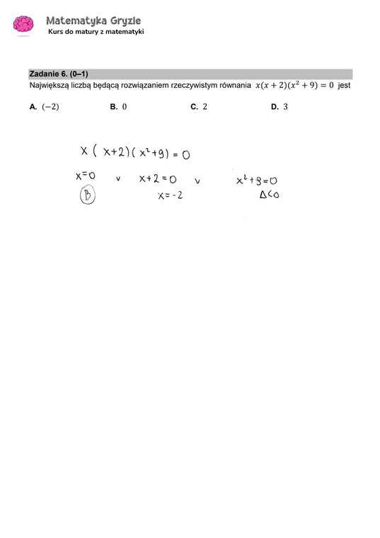 Matura 2024. Matematyka - poziom podstawowy [ARKUSZE CKE i ODPOWIEDZI]