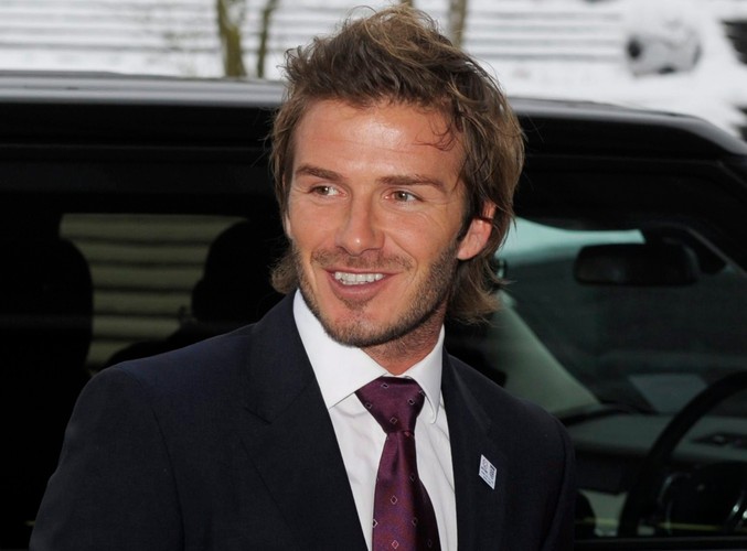Brytyjski piłkarz David Beckham