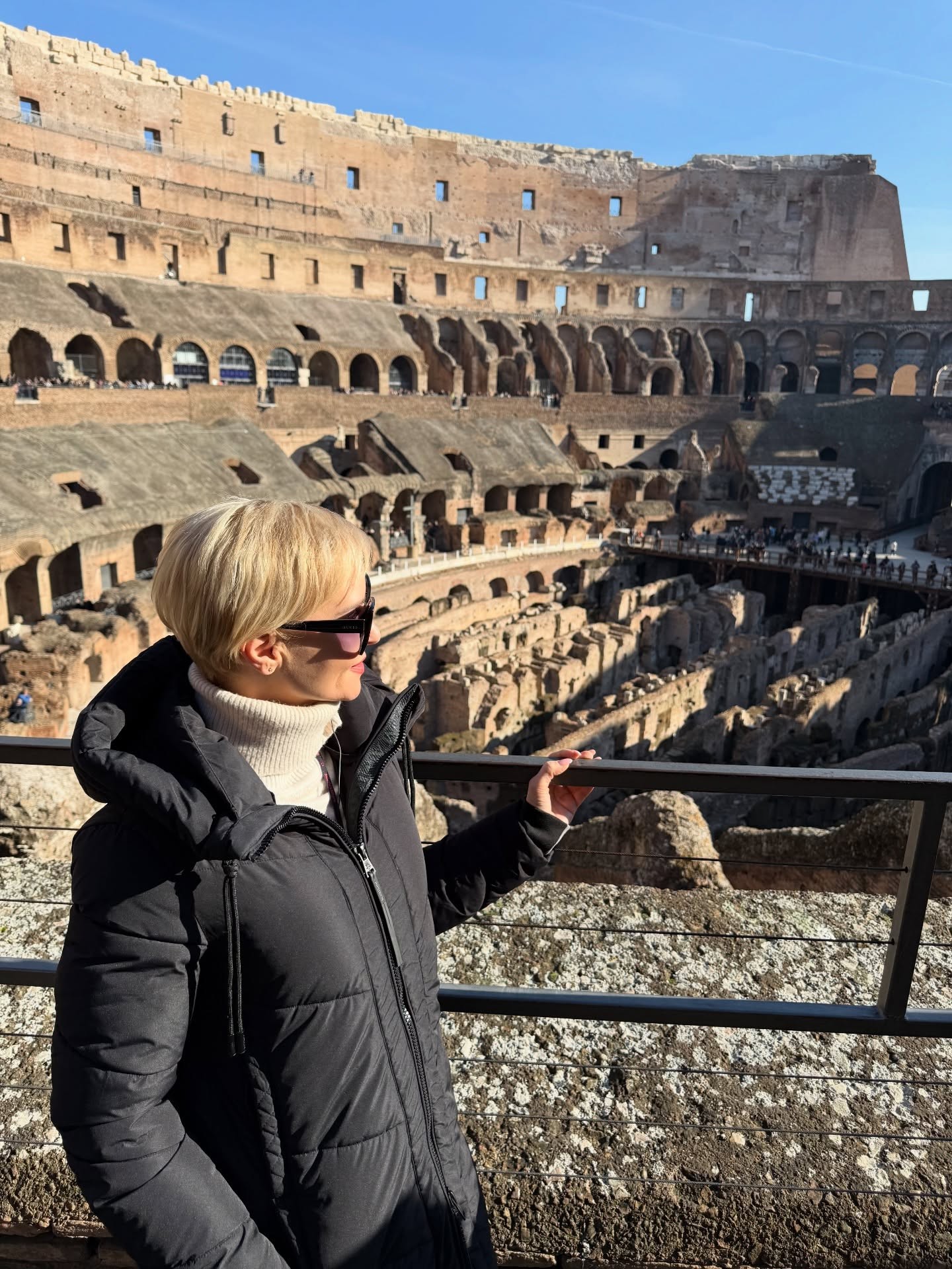 Moderátorka Kvetka Horváthová počas výletu v Ríme. 