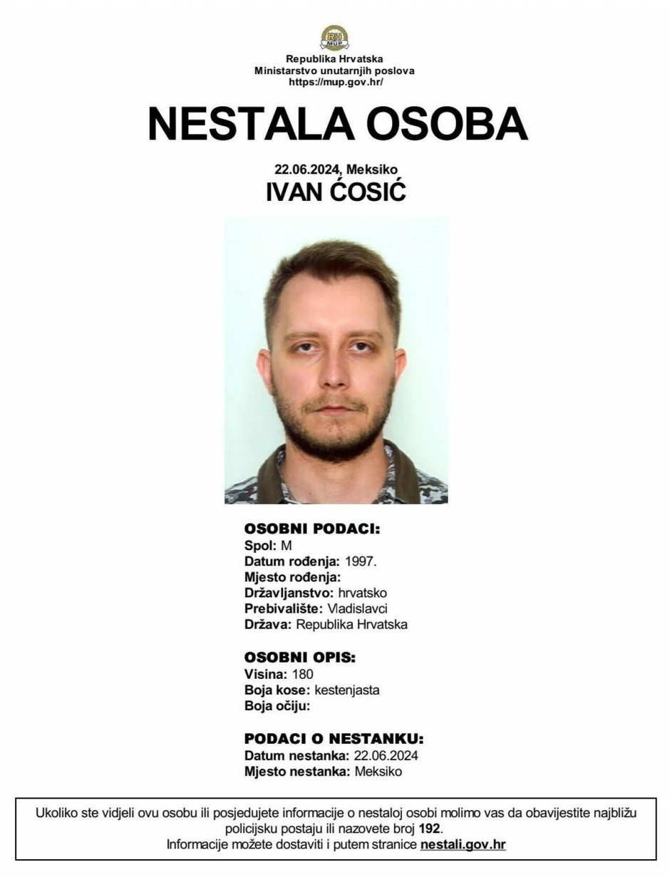 Nestali Ivan Ćosić