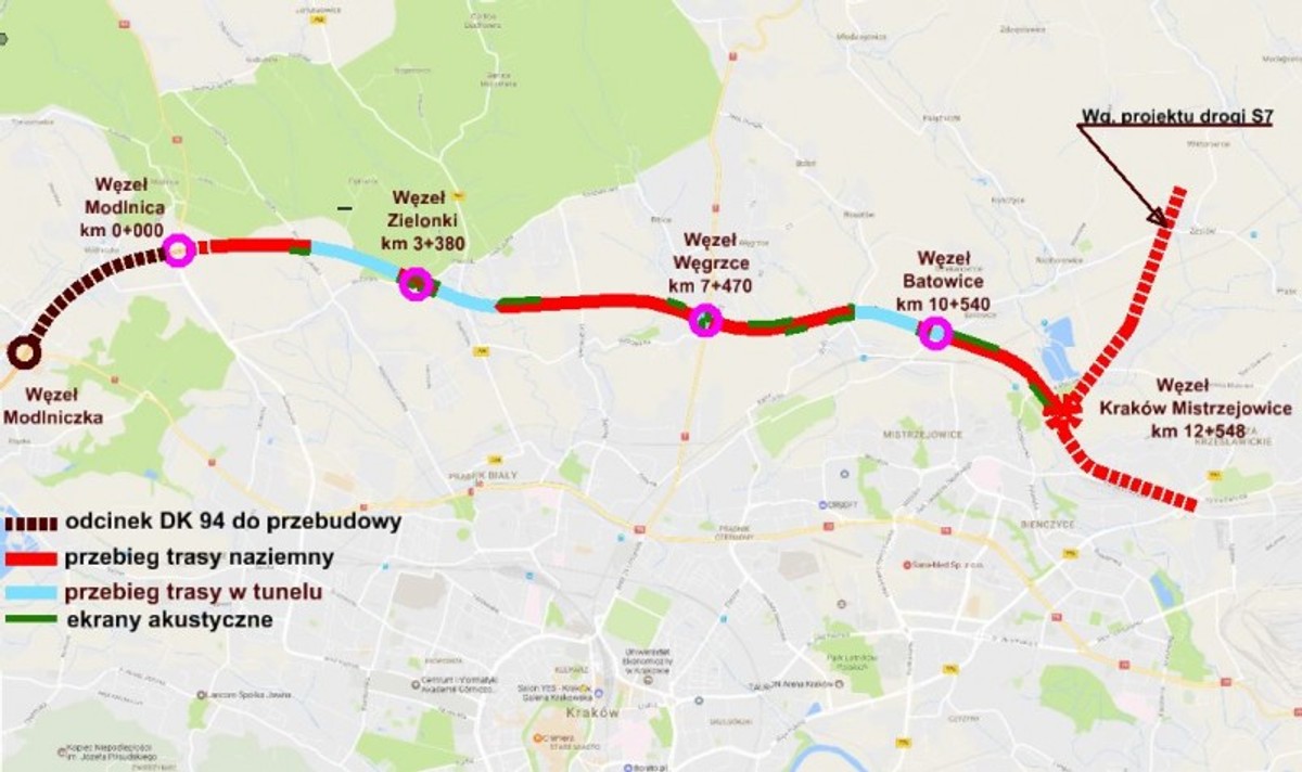 Jak będzie wyglądać Północna Obwodnica Krakowa? Podpisano umowę na koncepcję programową [MAPA]