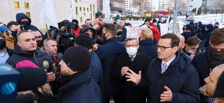 Ostre starcie Morawieckiego z górnikami. "Pana nakręcili, czy ja nie wiem..." [WIDEO]