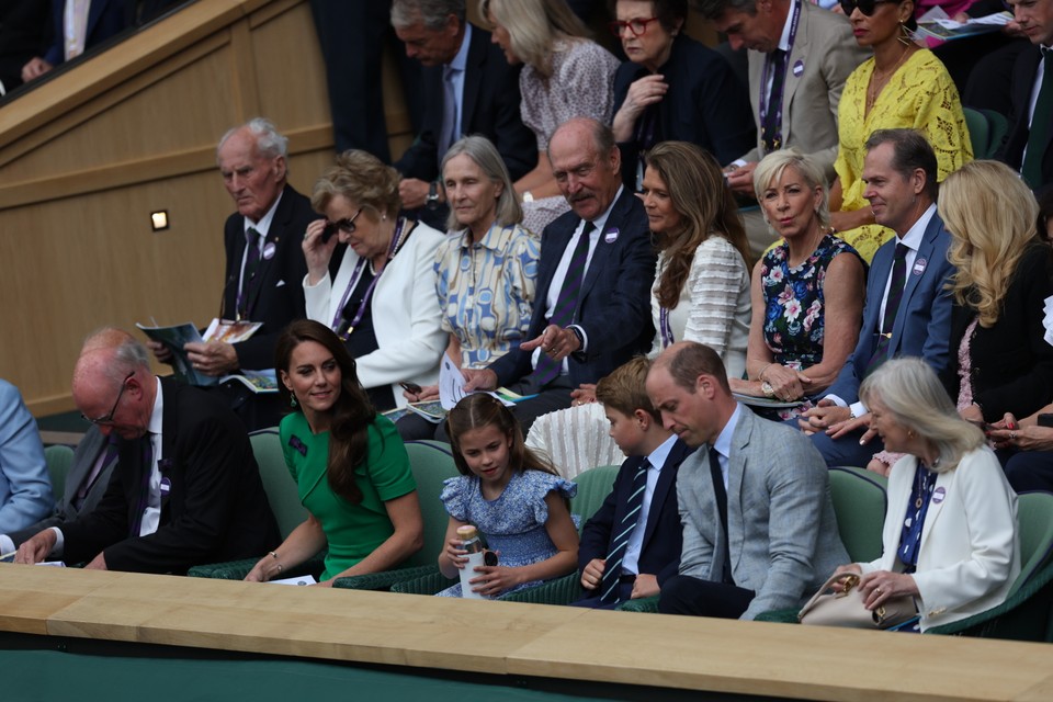 Brytyjska rodzina królewska na Wimbledonie