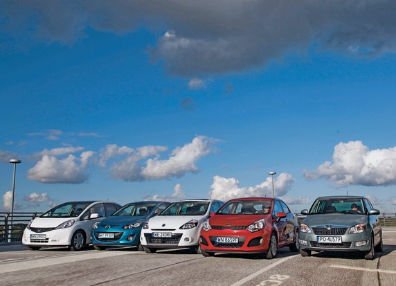 Honda Jazz, Kia Rio, Mazda 2, Renault Clio i Škoda Fabia