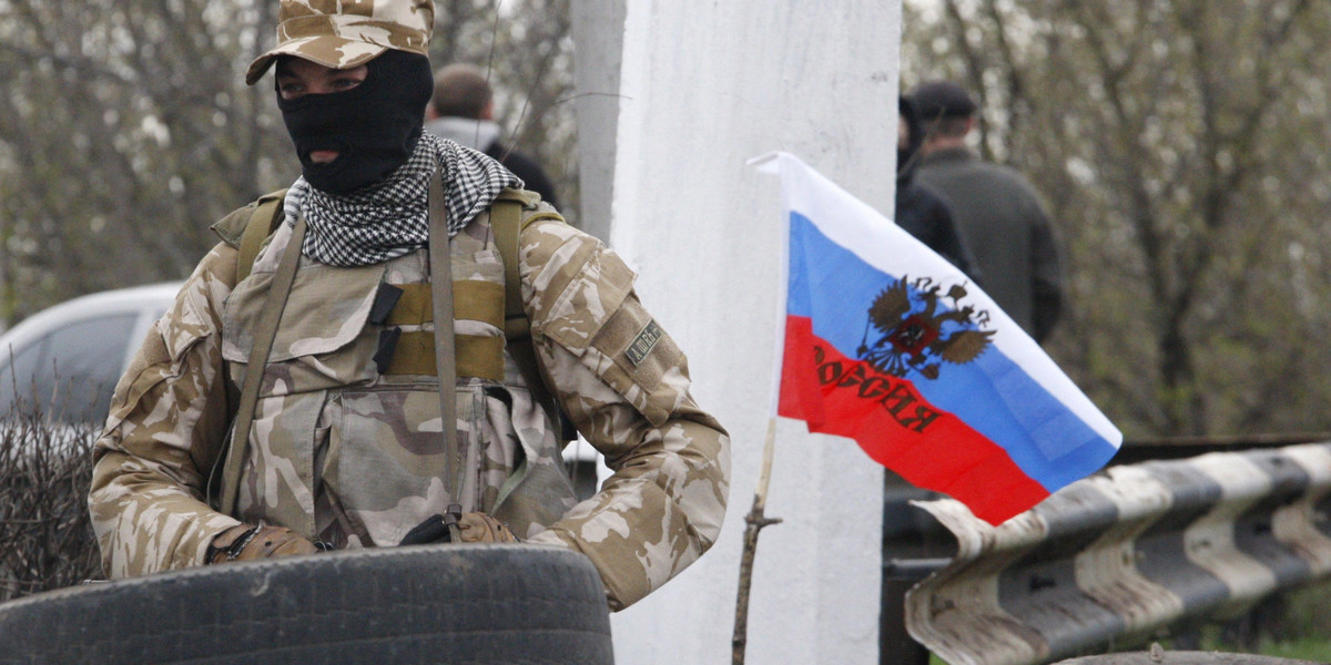 Rosja zaatakowała! Uzbrojone bandy atakują na wschodzie Ukrainy.