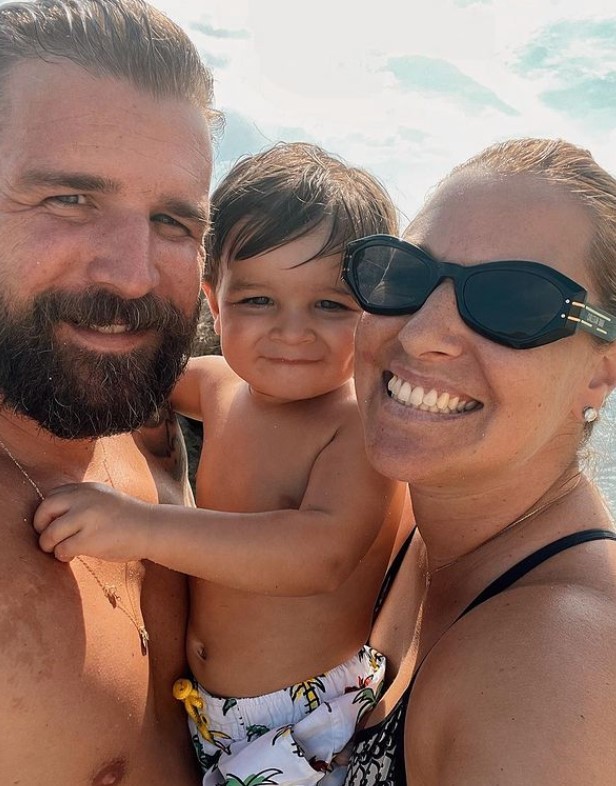 Dominika Cibulková s manželom Michalom milujú syna Jakubka nadovšetko.