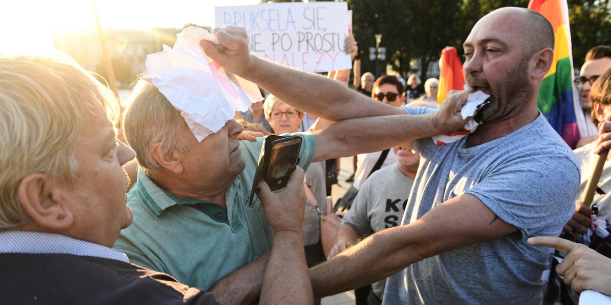 Wielka awantura na spotkaniu z Szydło. Interweniowała policja