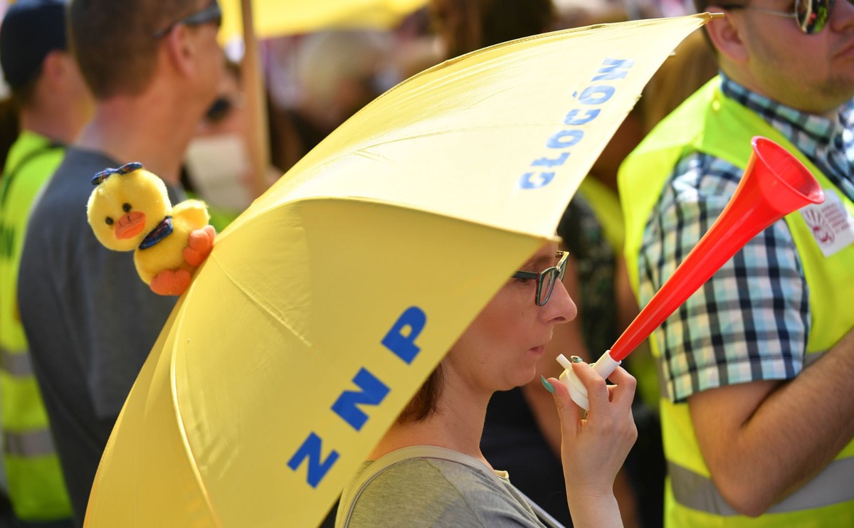 Protest nauczycieli