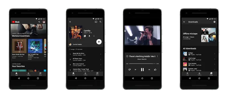 YouTube Music na Androidzie