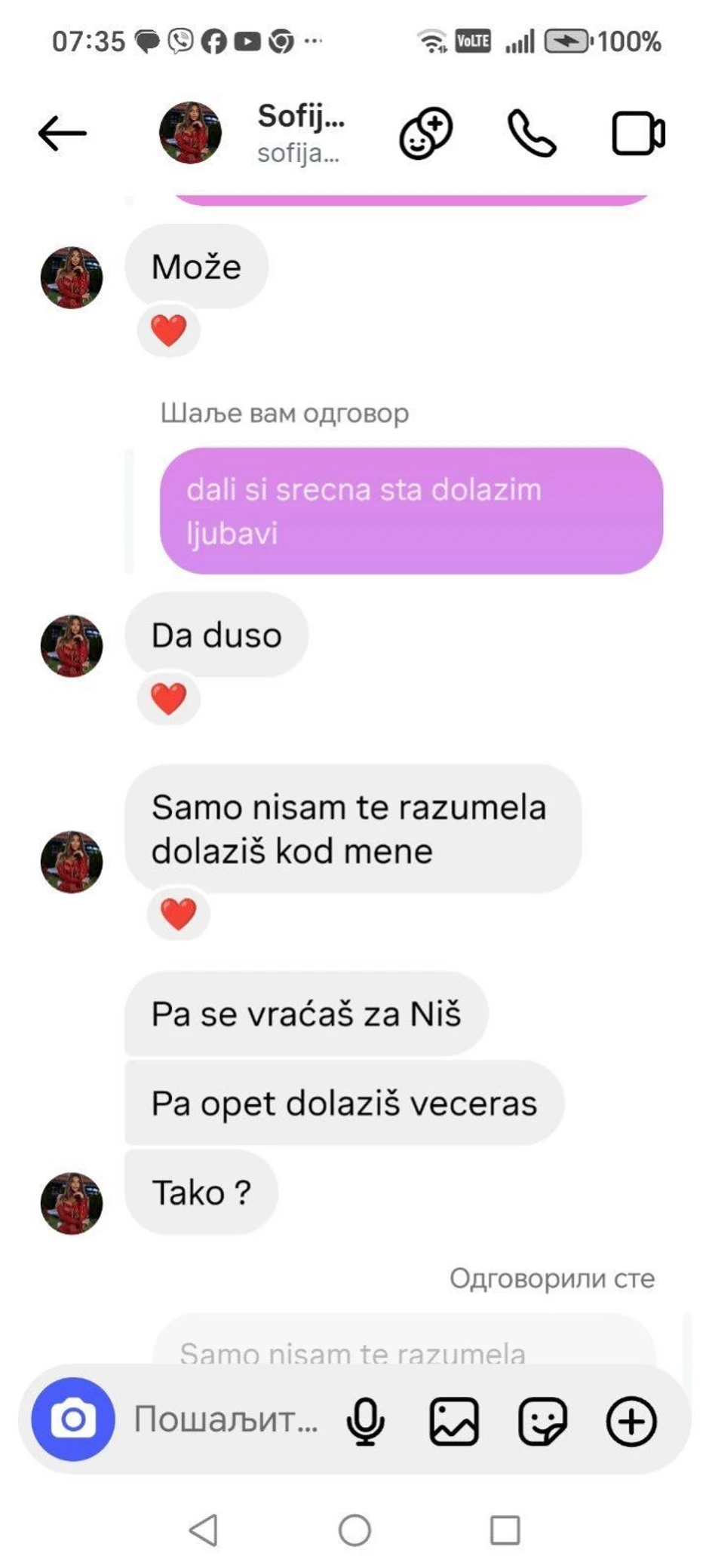 Poruke Daneta i Sofije
