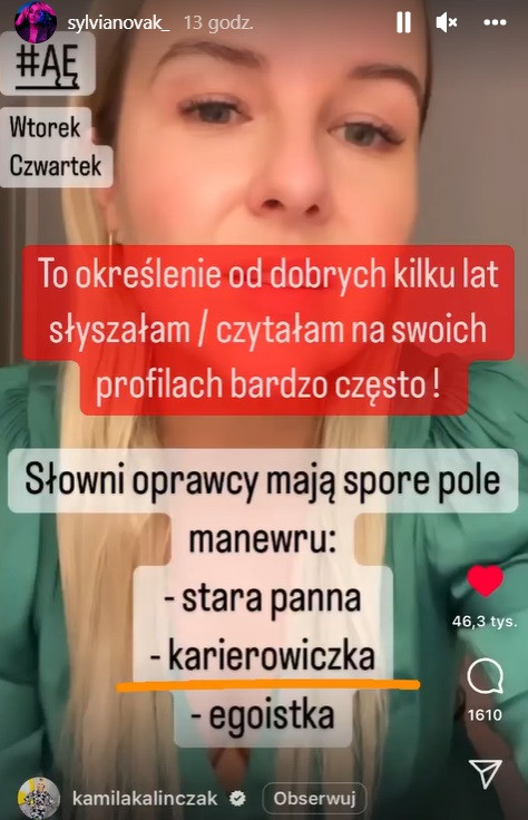 Sylwia Nowak zdobyła się na szczerość