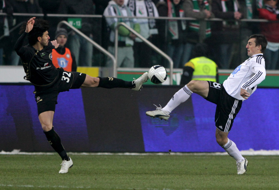 PIŁKA NOŻNA LIGA POLSKA DERBY WARSZAWY LEGIA POLONIA