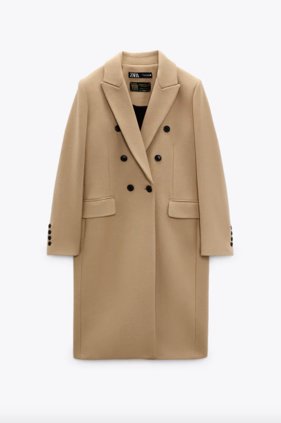 Manteau cintré marron de Zara pour CHF 169.–. 