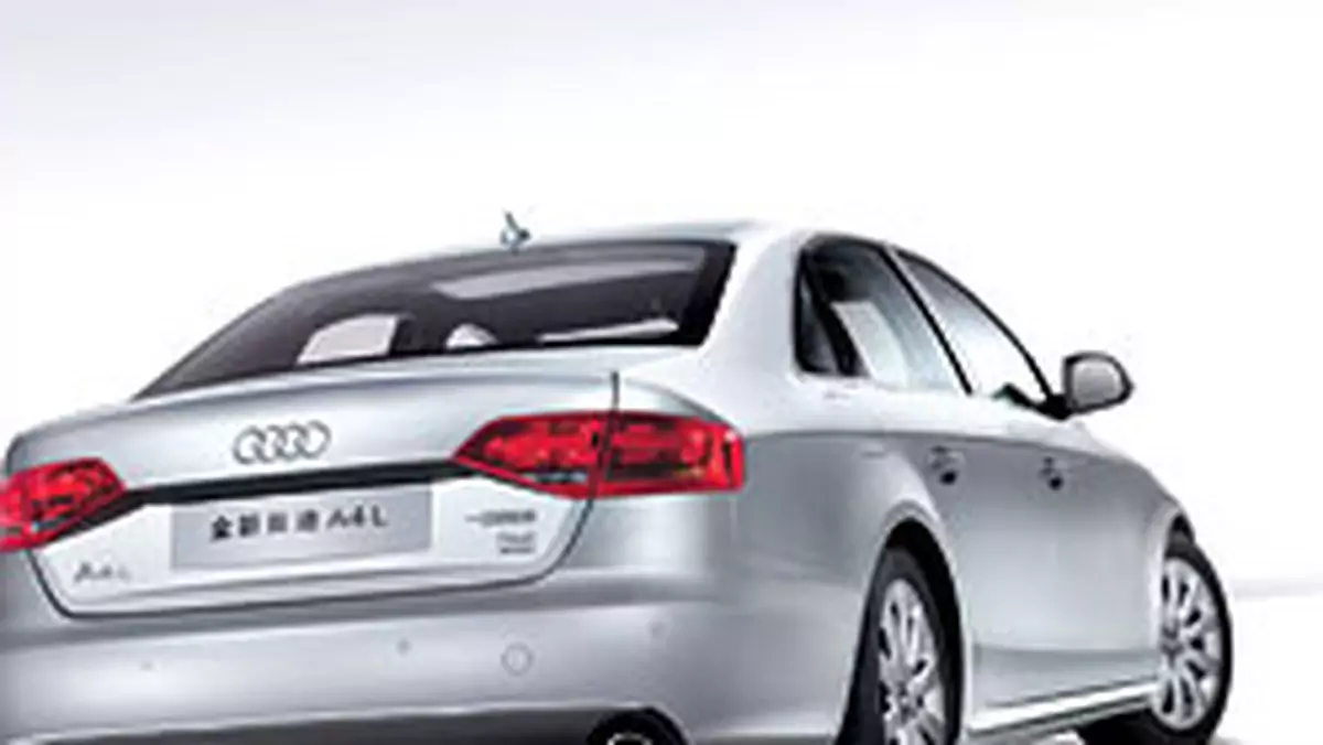 Audi A4L: wydłużone A4 dla chińskiego rynku