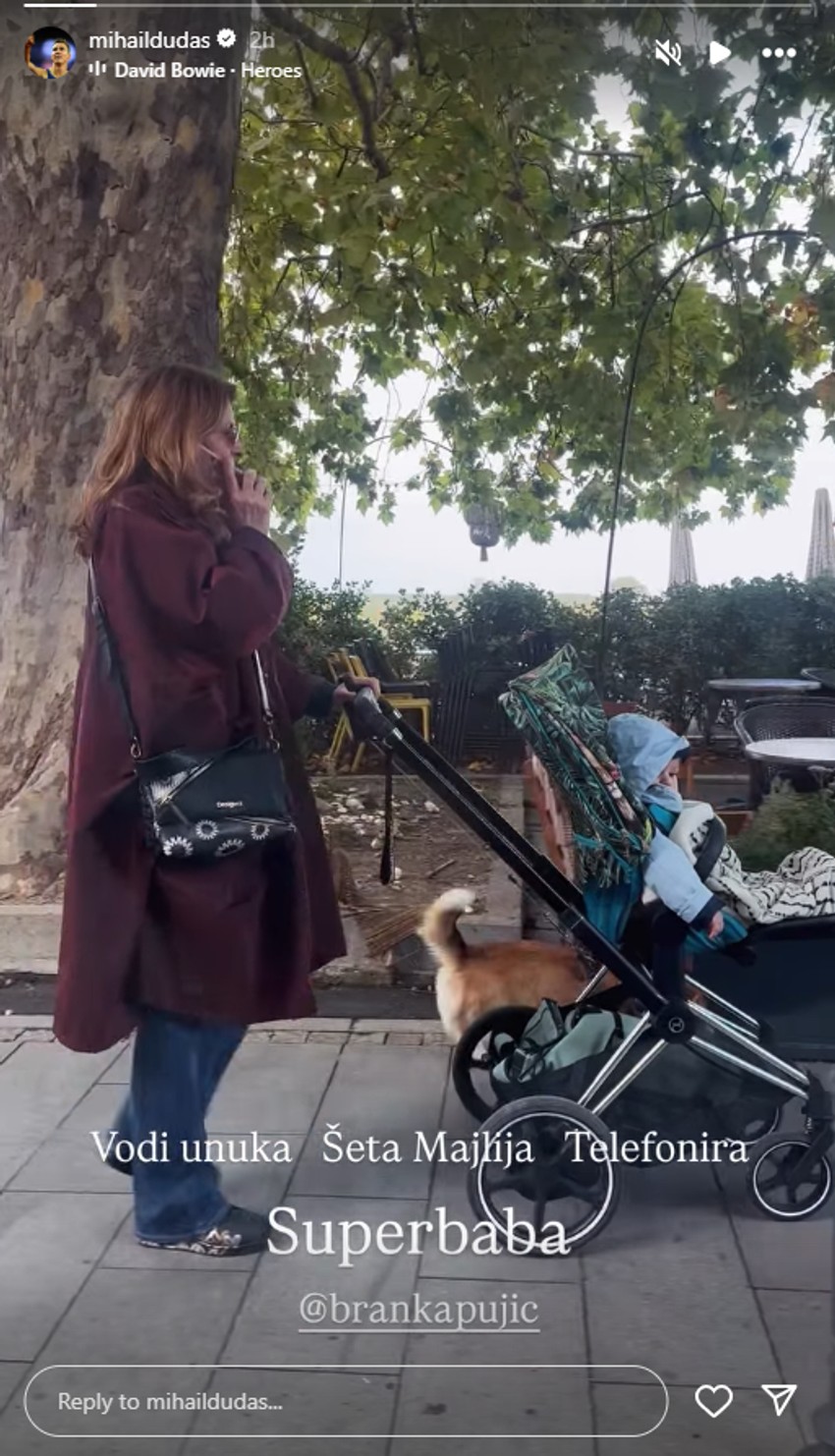 Branka Pujić sa unukom