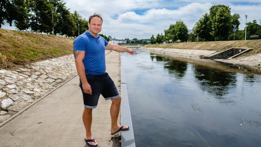 To bohater z Będzina. Kamil Pietluch uratował w sobotę topiącego się w rzece 3-latka