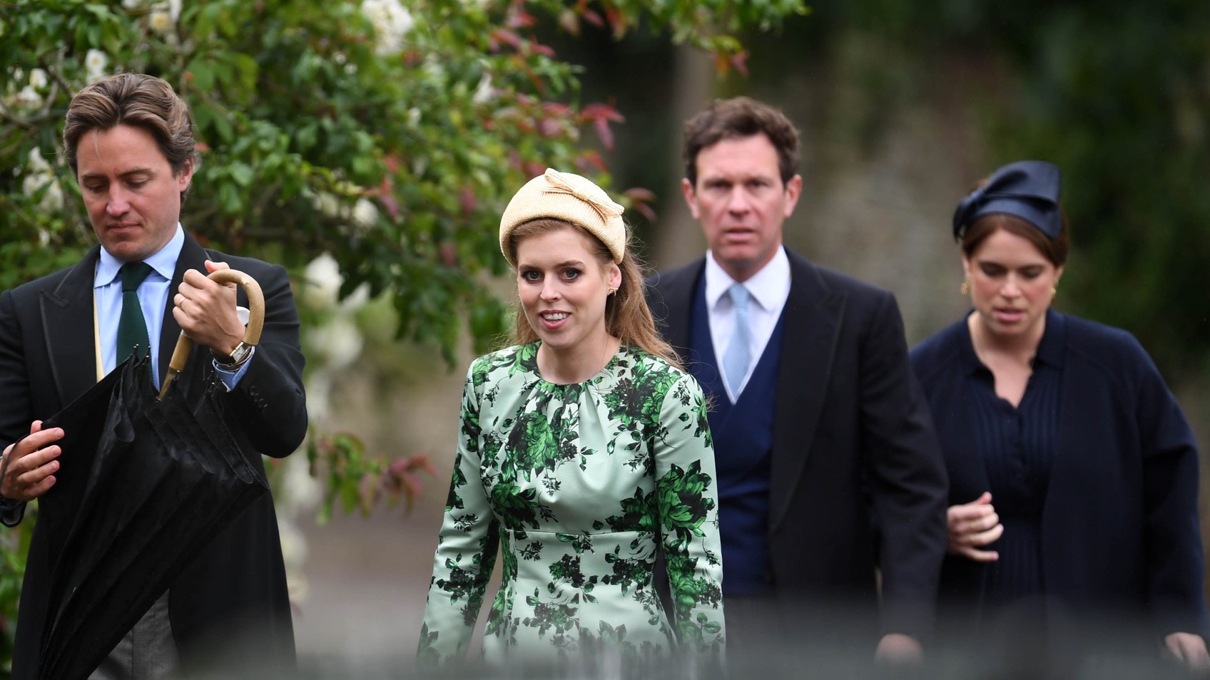 Princezné Beatrice a Eugenie sa ukázali vo Viedni na svadbe Schwarzenbergovcov.