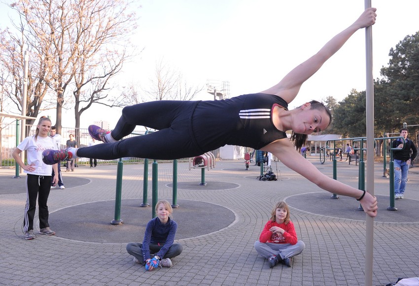 Spartanke i njihove muške kolege najčešće vežbaju na Tašmajdanu
