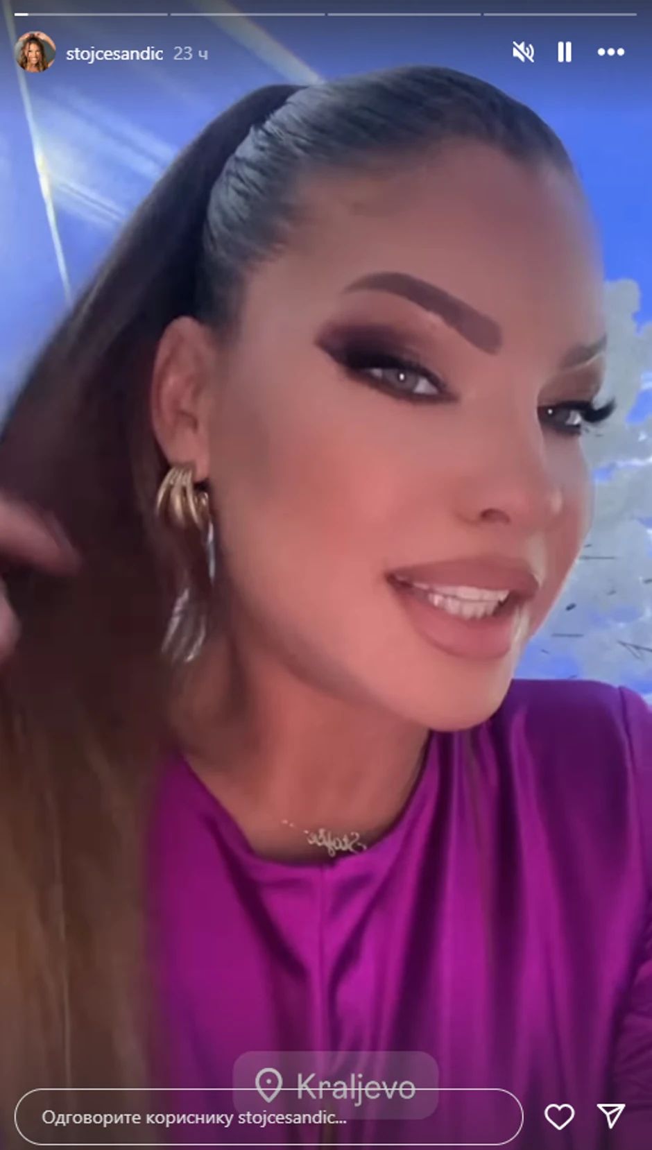 Stojče Sandić se snimila pre požara