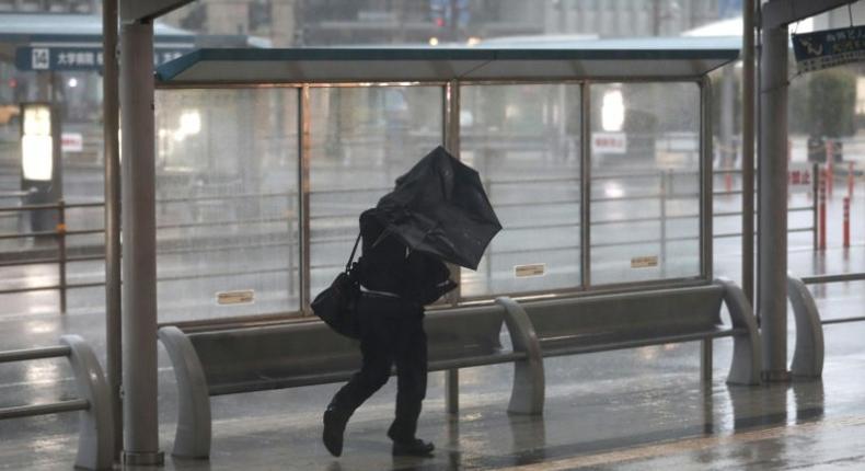 The Japanese weather agency has warned of record winds