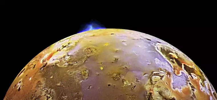 Astronomowie po raz pierwszy dostrzegli smugi dwutlenku siarki na księżycu Io