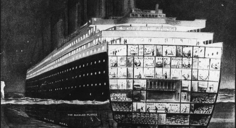 And an additional deck would also be constructed that looks over the bow, a feature the original Titanic did not have that could have helped conductors spot the iceberg it was speeding toward.