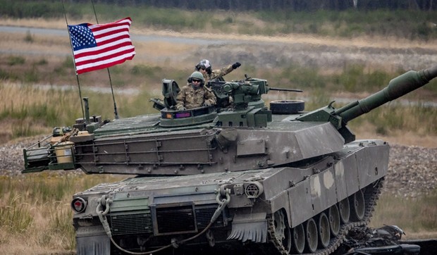 Američka vojska na vežbama na poligonu u Grafenveru u Nemačkoj 11. februara