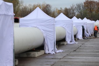 Warszawa. Ułożono pierwsze 30 m nowego kolektora do 'Czajki”