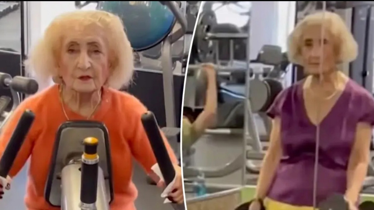103-latka regularną bywalczynią siłowni. Staraj się być pięknym człowiekiem