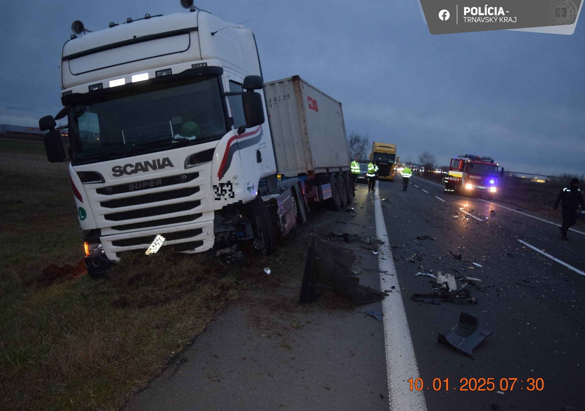 Pri Dunajskej Strede došlo k vážnej dopravnej nehode. 