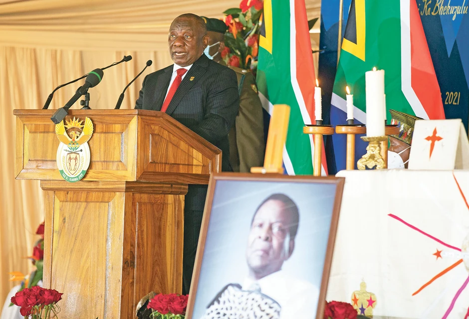 Tokom otvaranja kraljičinog testamenta, došlo je do žučne prepirke jer se neki članovi porodice nisu saglasili da princ Misizulu postane novi kralj, pa je on u pratnji policije morao da napusti porodični sastanak