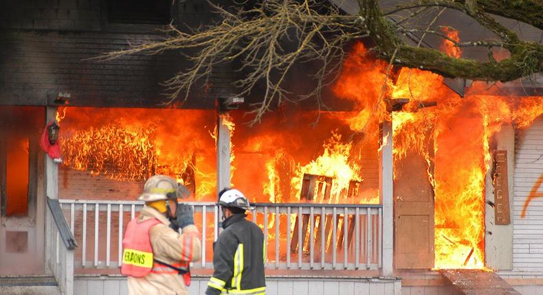 ​Man Arrested For Trying to Save Beer During Fire