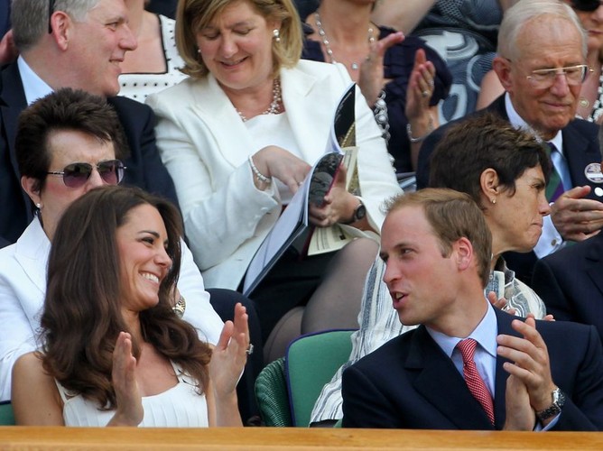 William i Catherine mieli najlepsze miejsca na widowni