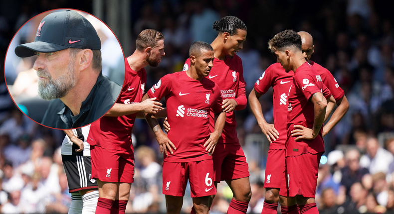 Jurgen Klopp berates Liverpool stars following draw at Fulham 
