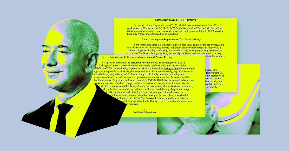Check out the NDA Jeff Bezos' housekeeper was forced to sign before she ...