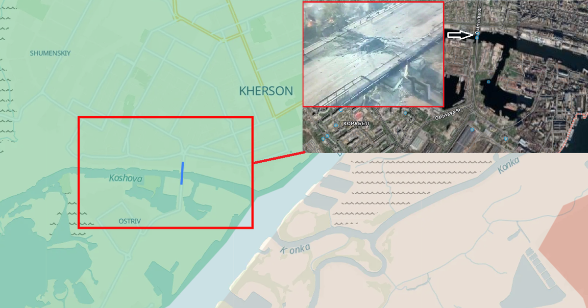Rosjanie zaatakowali most na Dnieprze! Ukraińcy ogłosili ewakuację.