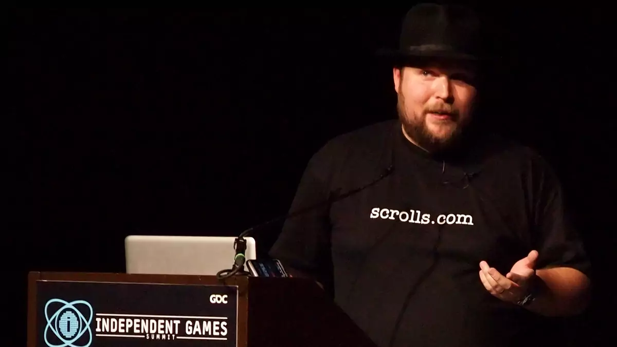 Markus "Notch" Persson Fot. Official GDC, licencja Creative Commons