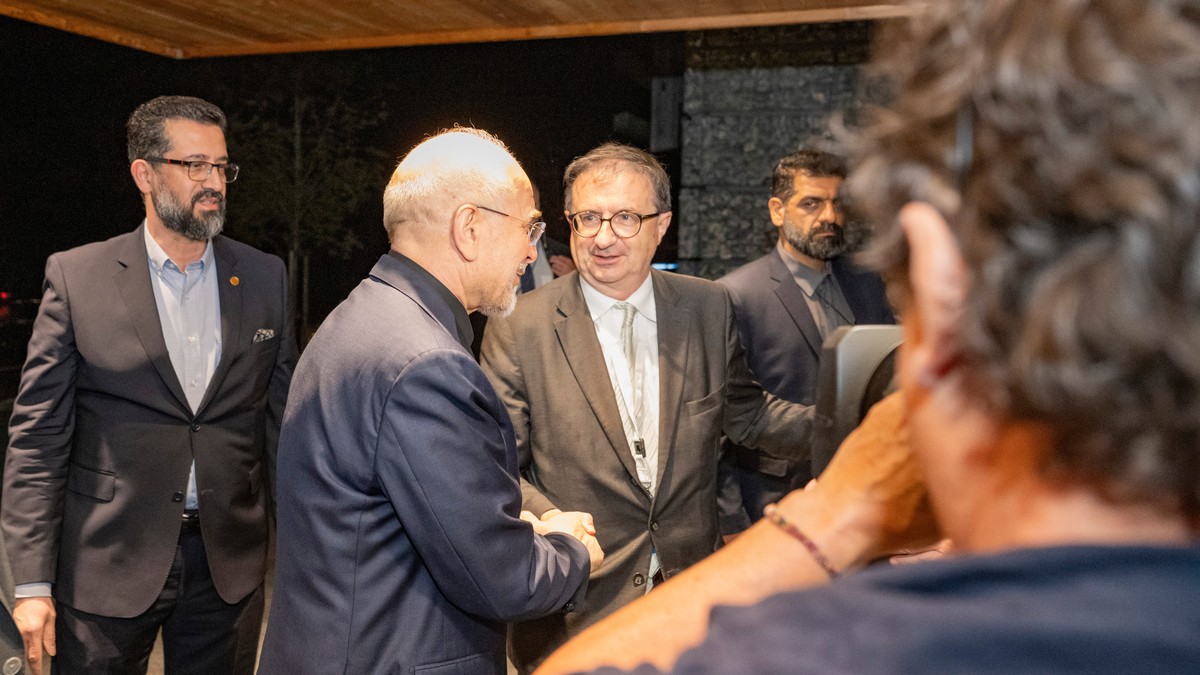 Predsednik Islamskog parlamenta Irana Mohamed Bager Kalibaf i švajcarski ambasador Volfgang Amadeus Bruelhart u odmaralištu Burgenštok