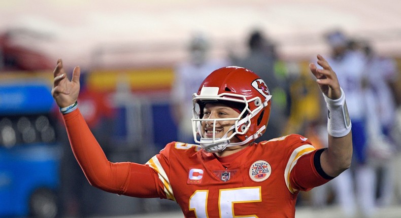 Patrick Mahomes.AP Photo/Reed Hoffmann