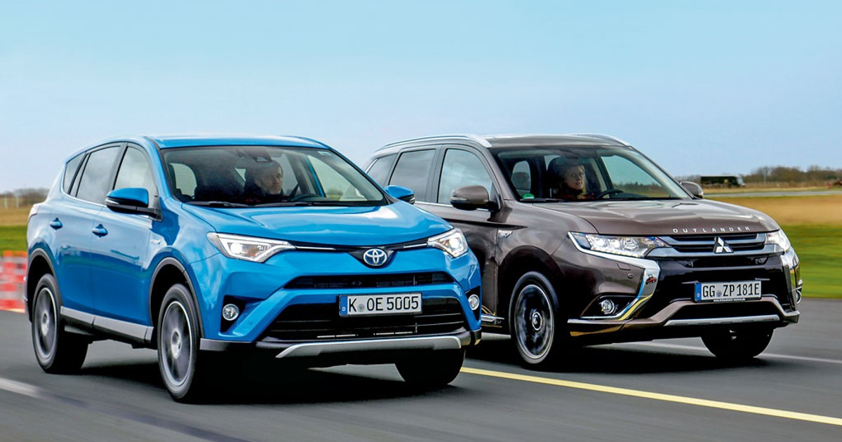 Toyota RAV4 Hybrid kontra Mitsubishi Outlander PHEV