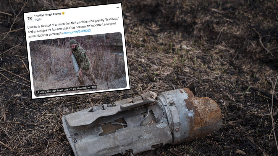 Ukraiński "Mad Max" odzyskał tysiące rosyjskich pocisków