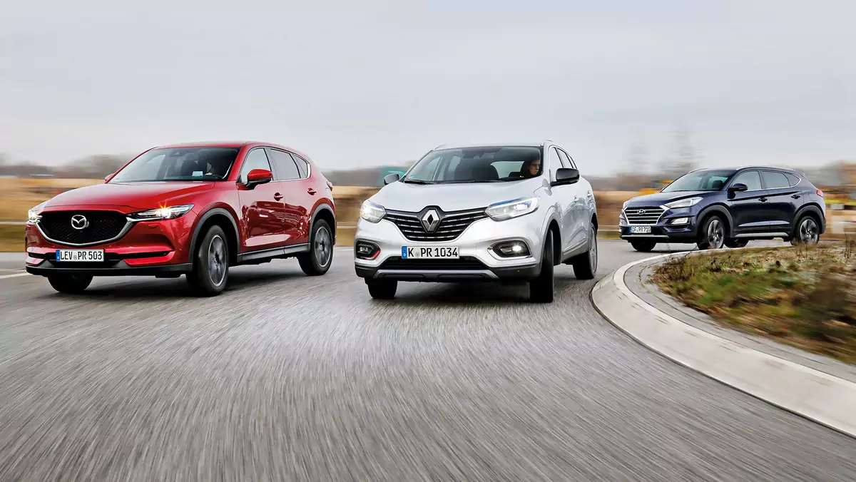 Renault Kadjar kontra Mazda CX-5 i Hyundai Tucson - który SUV będzie lepszym wyborem?
