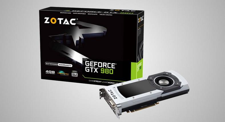 Zotac GeForce GTX 980 ma system chłodzenia z karty GTX Titan